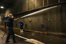 Una tonelada residuos sólidos se recogió en el túnel mundialista
