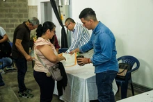 Socialización del tramo IV del Proyecto Integral Cristo Rey con la comunidad de la vereda Pilas del Cabuyal