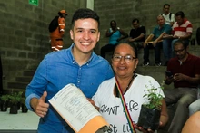 Socialización del tramo IV del Proyecto Integral Cristo Rey con la comunidad de la vereda Pilas del Cabuyal