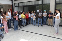 El primer día en familia, inició con un recorrido al Centro de Bienestar Animal