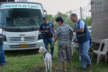 En Calibella hicimos presencia con la Casa de Justicia Itinerante