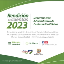 Invitación rendicion de cuentas
