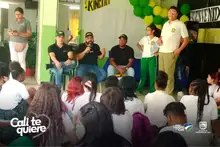 Emprendedores compatieron sus experiencias con estudiantes de la Institución Siete de Agosto