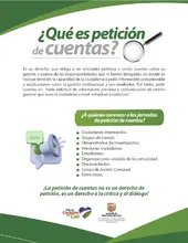 La petición de cuentas es un derecho de la ciudadanía