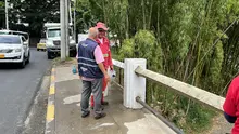 Adelantan labores de embellecimiento y rehabilitación vial en el oeste de Cali