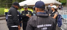 Por tierra y aire, las autoridades monitorean las peregrinaciones a los cerros