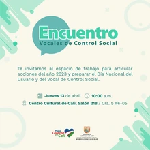 Encuetro de Vocales de Control Social 2023