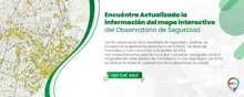 Actualizada la información del mapa interactivo del Observatorio de Seguridad