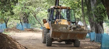 Parque Pacífico avanza en la construcción de senderos 
