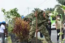 Caleños y caleñas engalanaron la entrada sur de la ciudad