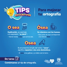Ortografía - O sea