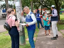 Parque de La Música se enlució con jornada de limpieza y ornato