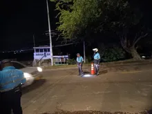 Movilidad realiza operativo a piques ilegales en el kilómetro 18 de la vía al mar