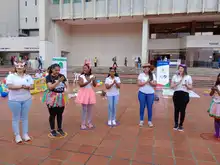 Los juegos tradicionales de Cali se tomaron la Plazoleta del Centro Administrativo Municipal - CAM