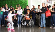 Delegaciones de USA, Chile, Cuba, Panamá y Hungría llegaron bailando a Cali