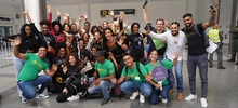 Delegaciones de USA, Chile, Cuba, Panamá y Hungría llegaron bailando a Cali