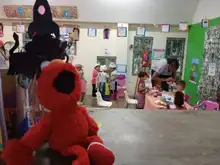 La presidenta de Plaza Sésamo visitó a los niños de la UTS Azulejos en Cali