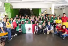 Delegación de México fue recibida en Cali con dulces típicos y show de salsa Pioneros del Ritmo.