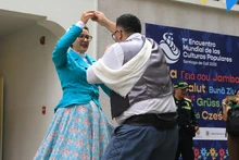 Brasil llenó de alegría la Casa Turística Solar del Río con bailes gauchos y samba