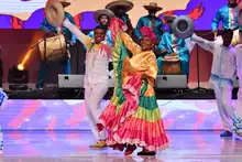 Agrupaciones nacionales e internacionales brillaron en la primera gala del Encuentro Mundial de Culturas Populares 