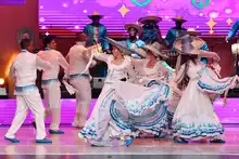 Agrupaciones nacionales e internacionales brillaron en la primera gala del Encuentro Mundial de Culturas Populares 