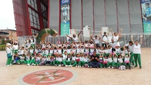 Niños del Liceo Mentes Creativas en Acción disfrutaron en la Plazoleta Olímpica