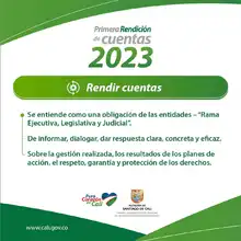 Rendición de cuentas 2023