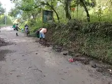 Realizan minga por el mantenimiento vial del corredor La Vorágine – Pueblo Pance