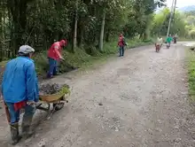 Realizan minga por el mantenimiento vial del corredor La Vorágine – Pueblo Pance