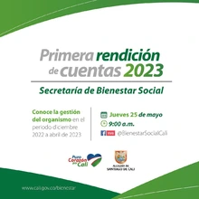 Nos alistamos para rendir cuentas, Secretaría de Bienestar Social
