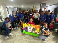 A ritmo de salsa, delegaciones nacionales fueron recibidas en la ‘Sucursal del Cielo’