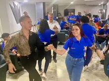 A ritmo de salsa, delegaciones nacionales fueron recibidas en la ‘Sucursal del Cielo’