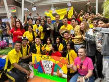 A ritmo de salsa, delegaciones nacionales fueron recibidas en la ‘Sucursal del Cielo’