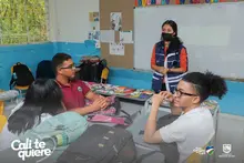 Talleres de sensibilización y motivación para los estudiantes de las IEO sobre el PAE.