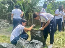 Estudiantes fueron protagonistas en recuperación de punto impactado por residuos