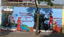 Infraestructura entrega mural ‘Masculinidades no violentas y equitativas’ para reivindicar rol de la mujer
