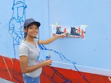 Infraestructura entrega mural ‘Masculinidades no violentas y equitativas’ para reivindicar rol de la mujer