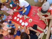 Con juego las niñas y niños celebraron el Día de la Niñez