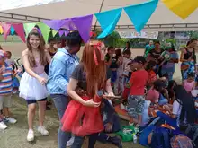 Con juego las niñas y niños celebraron el Día de la Niñez