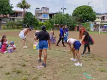 Con juego las niñas y niños celebraron el Día de la Niñez