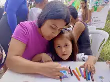 Con juego las niñas y niños celebraron el Día de la Niñez