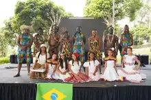 Estudiantes de Golondrinas danzaron al ritmo de Brasil y Kenia