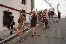 Los polacos siguen recorriendo lugares emblemáticos de Cali