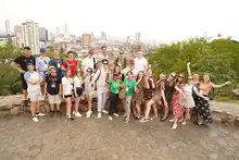 Los polacos siguen recorriendo lugares emblemáticos de Cali