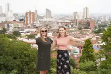 Los polacos siguen recorriendo lugares emblemáticos de Cali