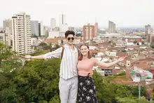 Los polacos siguen recorriendo lugares emblemáticos de Cali