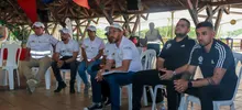 Visita Min. Interior y Deporte mesa local barrismo social