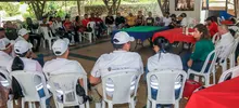 Visita Min. Interior y Deporte mesa local barrismo social