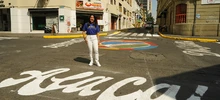 La ‘Calle del sabor’ se llena de color con graffiti urbano que exalta las culturas populares