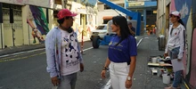 La ‘Calle del sabor’ se llena de color con graffiti urbano que exalta las culturas populares